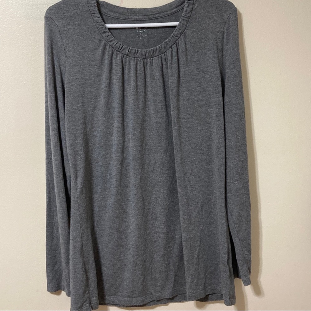 Charcoal grey Apt. 9 long sleeve top